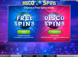 Disco Spins slotmaskinen SS 4
