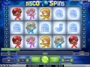 Disco Spins slotmaskinen SS