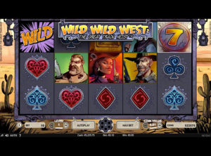 Wild Wild West: The Great Train Heist slotmaskinen SS-01