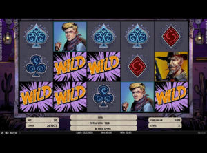 Wild Wild West: The Great Train Heist slotmaskinen SS-09