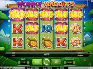 Wonky Wabbits slotmakinen SS-06