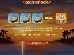 Sails of Gold slotmaskinen SS-01