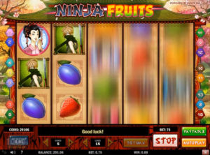 Ninja Fruits slotmaskinen SS-01