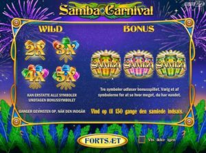 Samba Carnival slotmaskinen SS-01