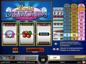 Lucky Diamonds slotmaskinen SS-03