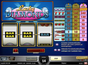 Lucky Diamonds slotmaskinen SS-06