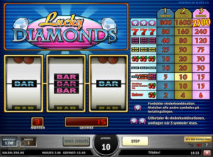 Lucky Diamonds slotmaskinen SS-07