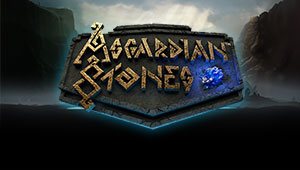 Her kan du spille Asgardian Stones Slotmaskinen