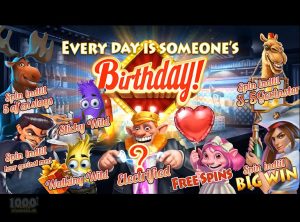 Birthday Slotmaskine - Screenshot