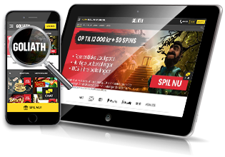 Goliath Casino - spil på mobil og tablet